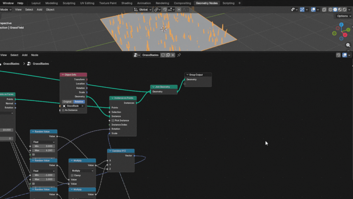 Geo Nodes Guide addon demo